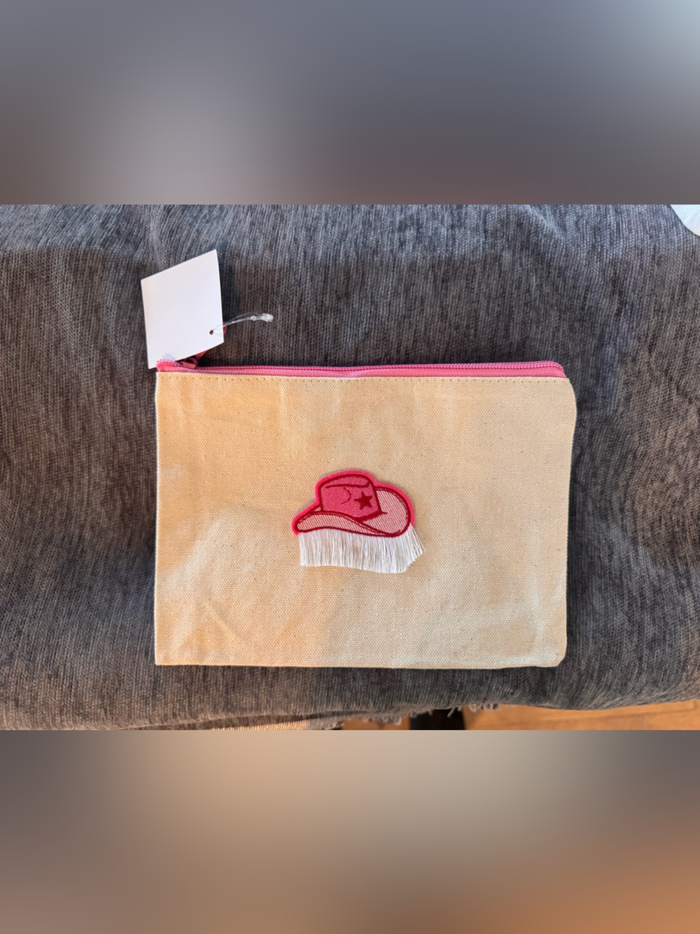 NWT women’s cowboy cosmetic pouch
